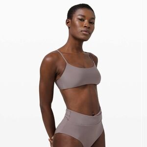 Lululemon All that Glimmers Top Lunar Rock / Pink Taupe